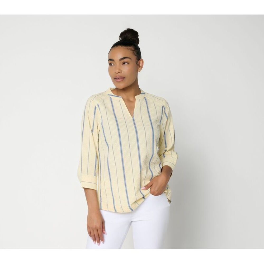 Joan Rivers Classics Collection Women's Top Sz S Make Your Yellow